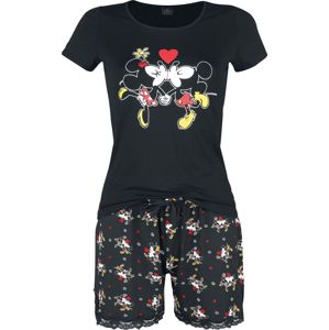 Mickey & Minnie Mouse Mickey & Minnie pyžama černá