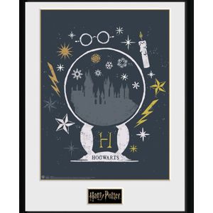 Harry Potter Vánoční sněžítko Zarámovaný obraz standard