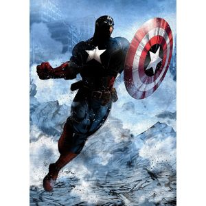 Captain America Displate Wandbild standard