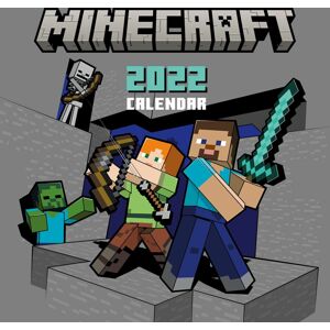 Minecraft Nástěnný kalendář 2022 Nástenný kalendář vícebarevný