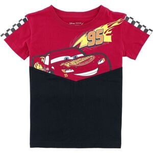 Cars Kids - Lightning McQueen detské tricko cervená/cerná