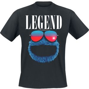 Sesame Street Cookie Monster - Legend Tričko černá