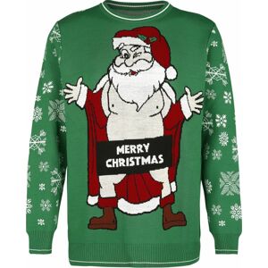 Ugly Christmas Sweater Merry Christmas Santa Pletený svetr vícebarevný