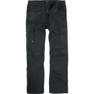 Black Premium by EMP Army Vintage Trousers Cargo kalhoty černá