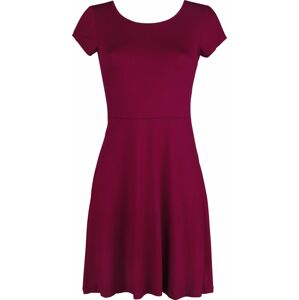 Black Premium by EMP Červené šaty s otvorem na zádech a ozdobným šněrováním Šaty červená