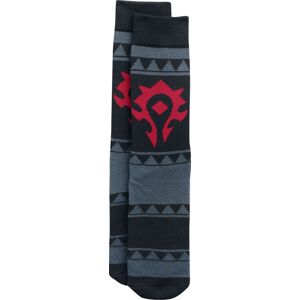 World Of Warcraft Horde Ponožky Černá / šedá / červená
