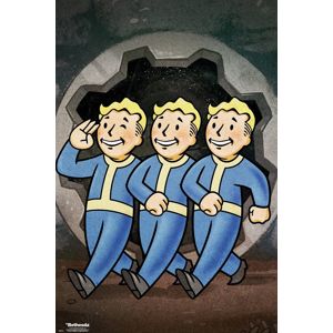 Fallout 76 - Vault Boys plakát vícebarevný
