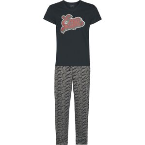 EMP Stage Collection Pyžamo s retro EMP potiskem pyžama černá