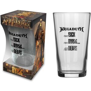 Megadeth The Sick, The Dying… And The Dead! pivní sklenice transparentní