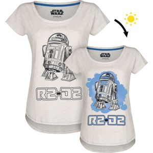 Star Wars R2-D2 dívcí tricko s nádechem béžové