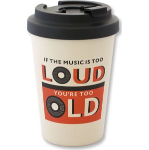 Vintage Music If The Music Is Too Loud kávový šálek vícebarevný