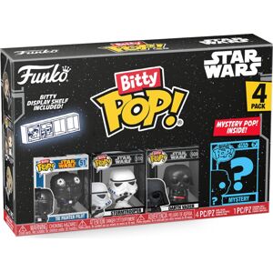 Star Wars Tie Fighter Pilot, Stormtrooper, Darth Vader + Mystery Figur (Bitty Pop! 4 Pack) Vinyl Figuren Sberatelská postava standard