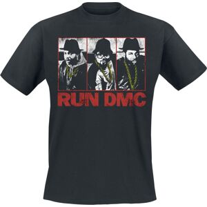 Run DMC Photo Poster Tričko černá