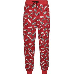 Marvel Logos Pyžamové nohavice červená
