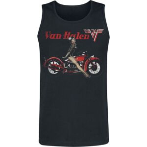 Van Halen Pinup Motorcycle Tank top černá