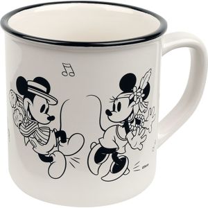 Mickey & Minnie Mouse Happy Time Hrnek cerná/bílá