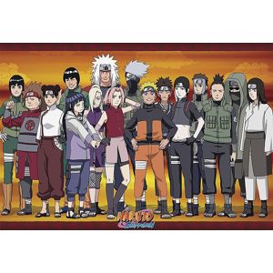 Naruto Shippuden - Konoha Ninjas plakát vícebarevný