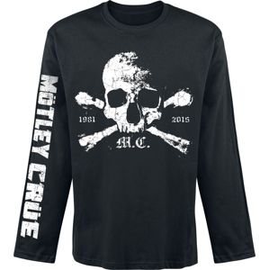 Mötley Crüe Orbit Skull Tričko s dlouhým rukávem černá