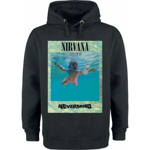 Nirvana Ripple Overlay Mikina s kapucí černá