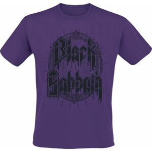 Black Sabbath Black Emblem Tričko purpurová