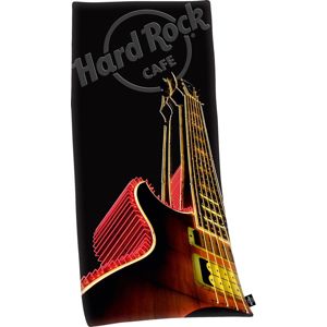 Hard Rock Cafe Gitarre osuška cerná/cervená