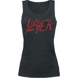 Slayer Distressed Logo Dámský top černá