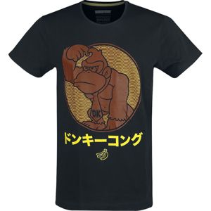 Super Mario Donkey Kong - Japanese tricko černá