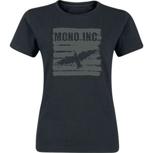 Mono Inc. Raven Retro Dámské tričko černá