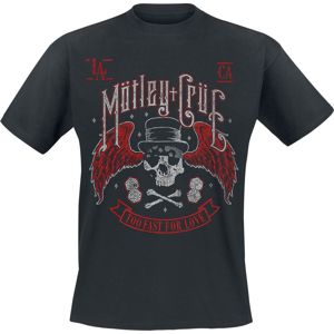 Mötley Crüe Biker Skull Tričko černá