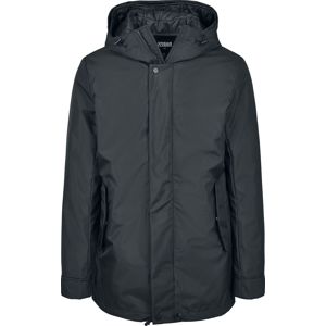 Urban Classics Dlouhá bunda s kapucí zimní bunda černá