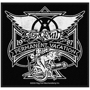 Aerosmith Permanent vacation nášivka cerná/bílá