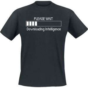 Please Wait - Downloading Intelligence Tričko černá