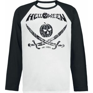 Helloween Pirate Baseball Baseball tričko s dlouhým rukávem bílá/cerná