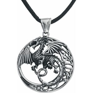 etNox hard and heavy Celtic Dragon Náhrdelník - řetízek stríbrná