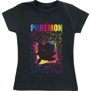 Pokémon Kids - Pummeluff - Regenbogen detské tricko černá