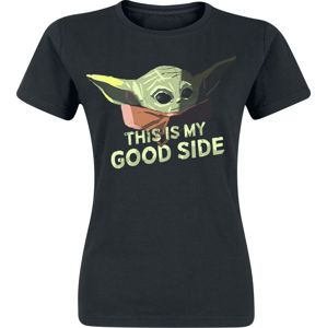 Star Wars The Mandalorian - This Is My Good Side dívcí tricko černá