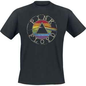 Pink Floyd Logo Rainbow Tričko černá