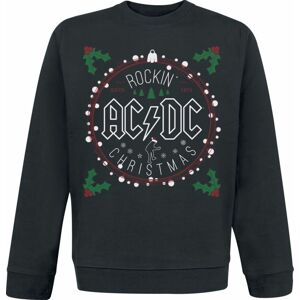 AC/DC Christmas Circle Mikina černá