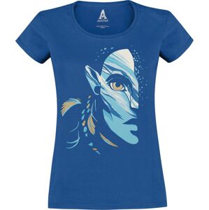 Avatar (Film) Avatar 2 - Face Dámské tričko modrá