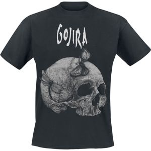 Gojira Moth Skull dívcí tricko černá