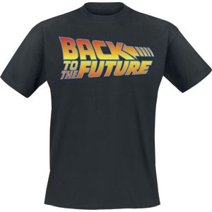 Back To The Future Back to the Future Logo Tričko černá