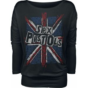 Sex Pistols Union Jack Dámské tričko s dlouhými rukávy černá