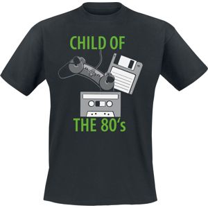 Child Of The 80s Tričko černá
