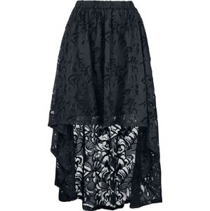 Banned Alternative Sukně s asymetrickým lemem sukne černá