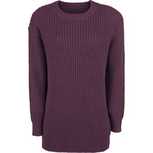 Urban Classics Ladies Basic Crew Sweater Pletený svetr šeríková