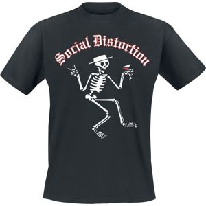 Social Distortion Skelly Logo Tričko černá