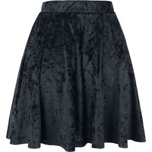 Gothicana by EMP Velvet Skirt Sukně černá