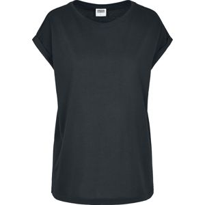 Urban Classics Dámské organické tričko s rozšířenými rameny Dámské tričko černá