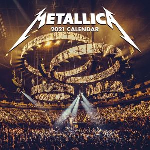 Metallica 2021 Nástenný kalendář vícebarevný
