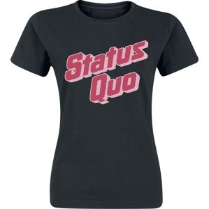 Status Quo Pink Logo dívcí tricko černá